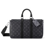 Louis Vuitton Keepall Bandouliere 35 M46655 Black